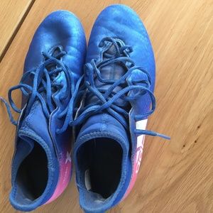 These are Adidas X Techfit soccer cleats.